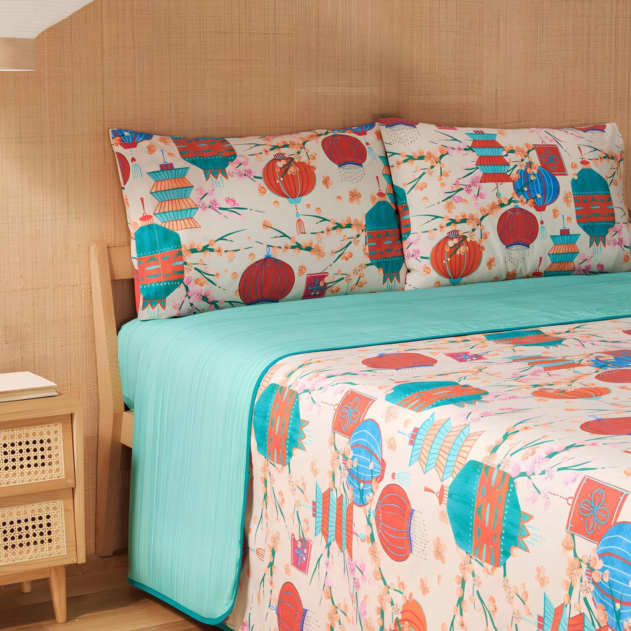 Quilted Double Bedspread in Cotton Bassetti Granfoulard Art. Mergellina